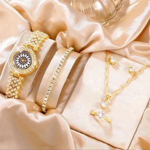 6PCS Set Luxury Watch Women gift set